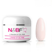 1-Phasen UV Gel pink klar mittelviskos 30ml