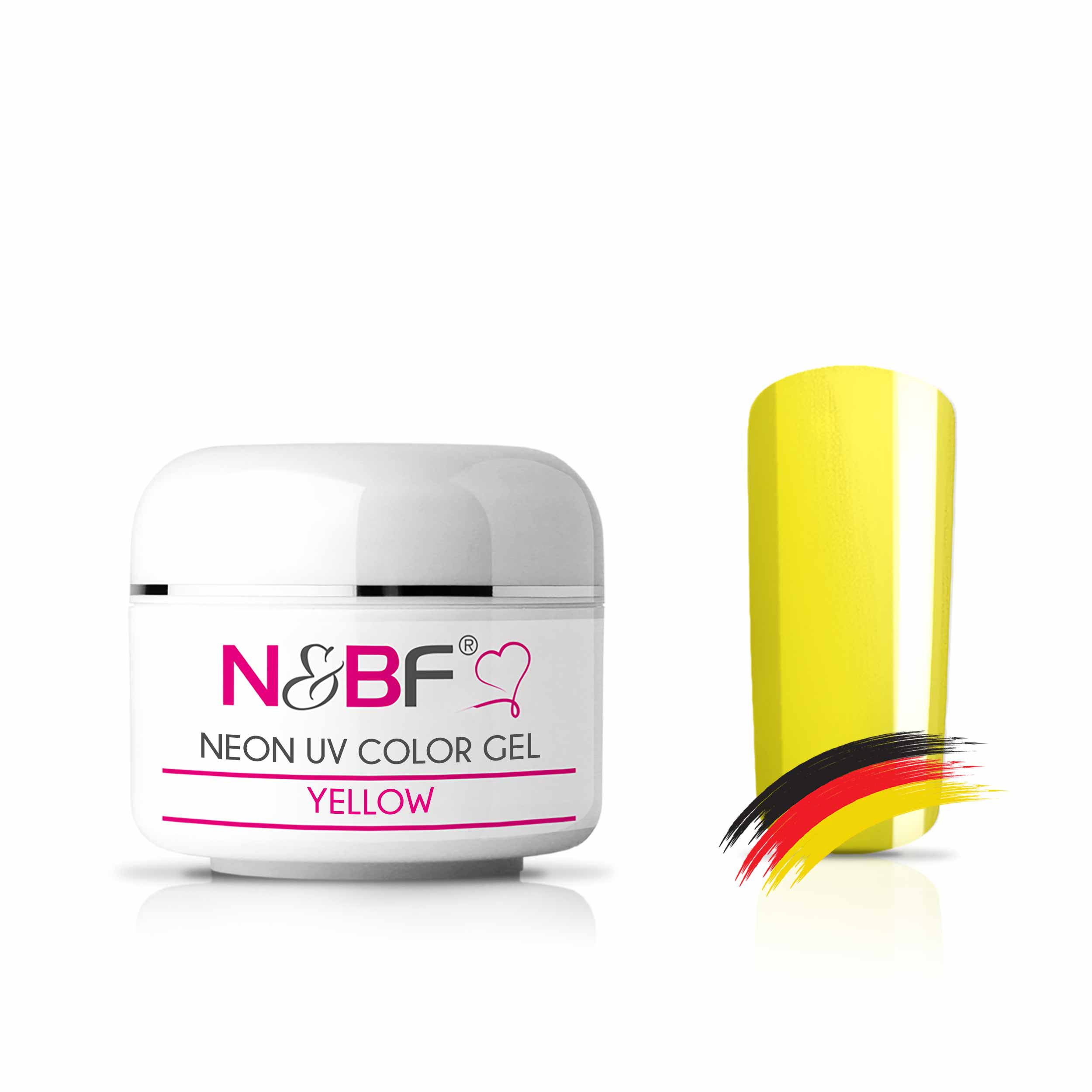 Nails and Beauty Factory 120220985 NEON UV COLOR GEL YELLOW