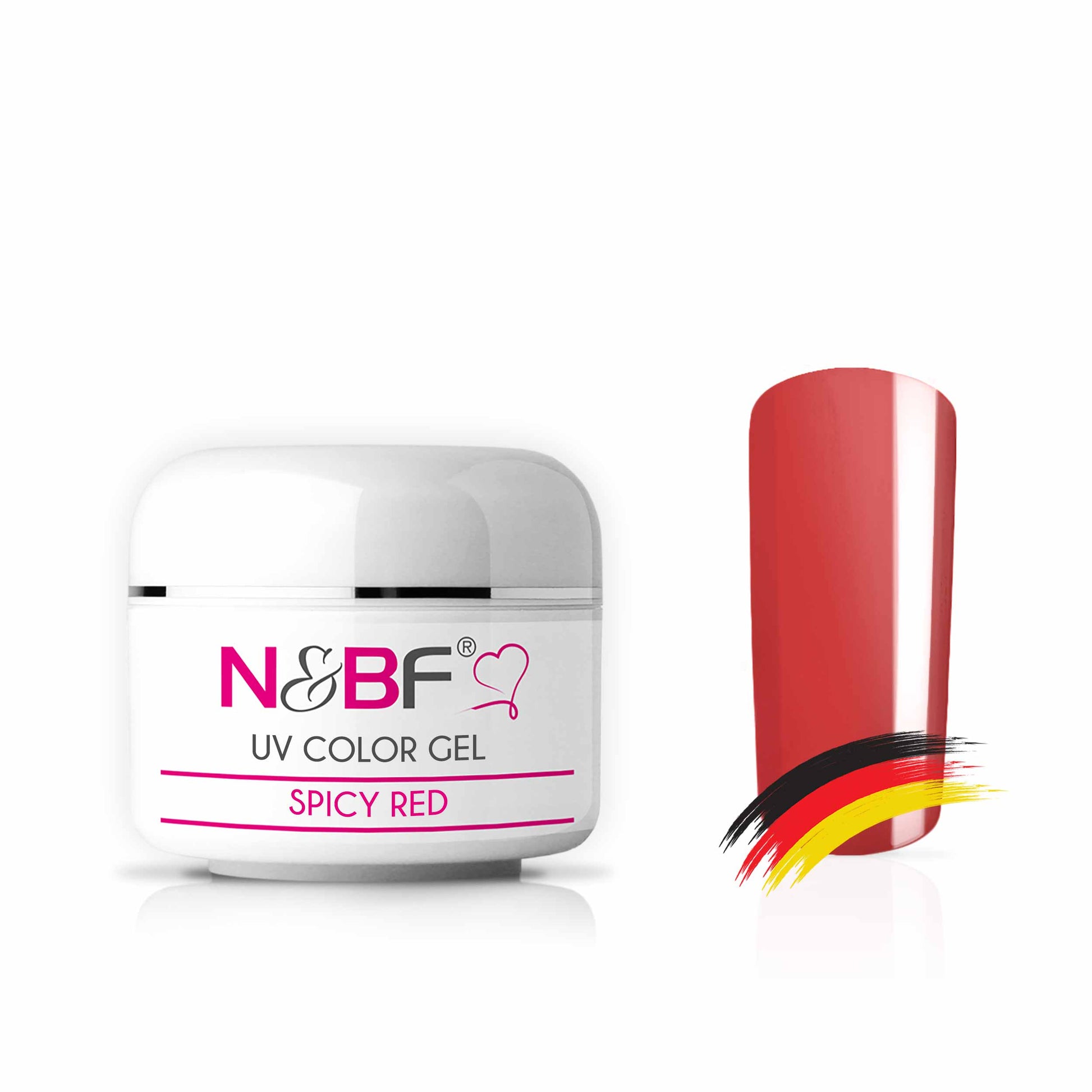 Nails and Beauty Factory 120755715 UV COLOR GEL SPICY RED