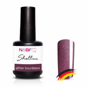 Nails and Beauty Factory 26223201 Glitter Bourdeaux 12ml