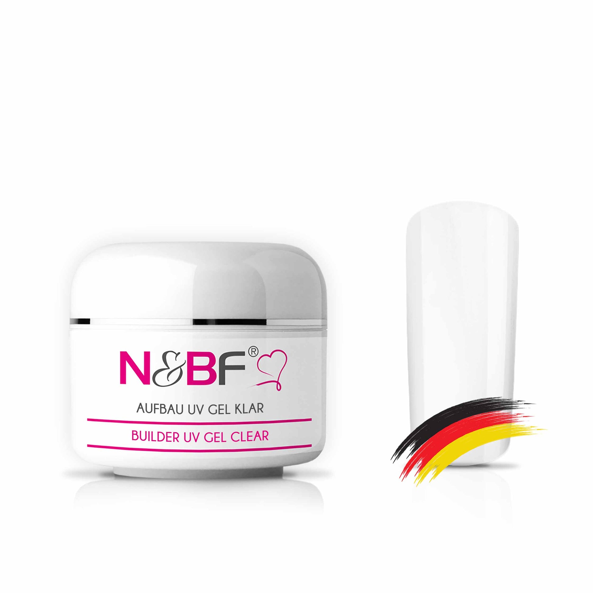 Nails and Beauty Factory 57526902 AUFBAU UV GEL KLAR BUILDER UV GEL CLEAR 5ml