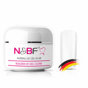 Nails and Beauty Factory 57526904 AUFBAU UV GEL KLAR BUILDER UV GEL CLEAR 30ml