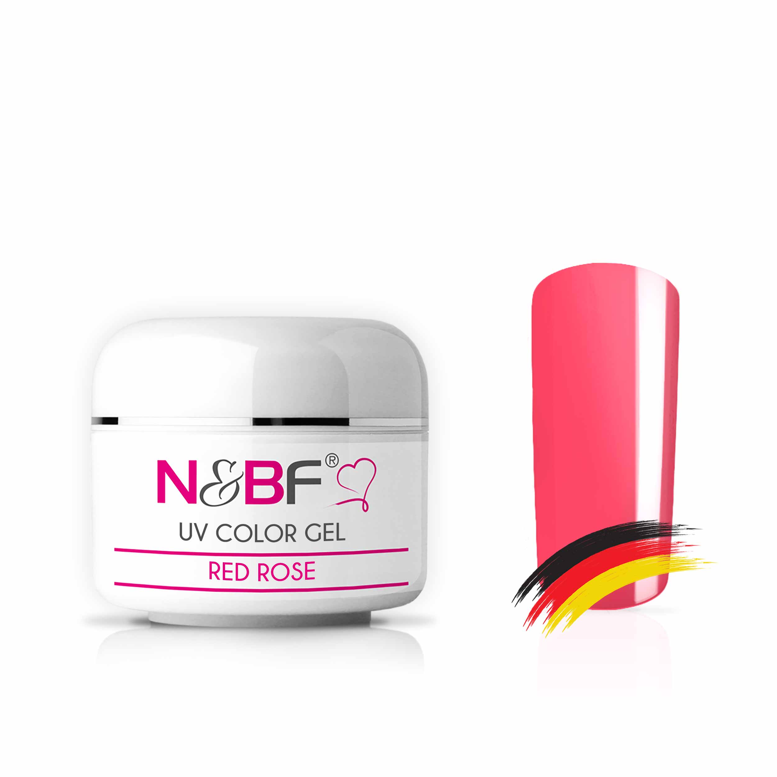 Nails and Beauty Factory 57527623 UV COLOR GEL RED ROSE