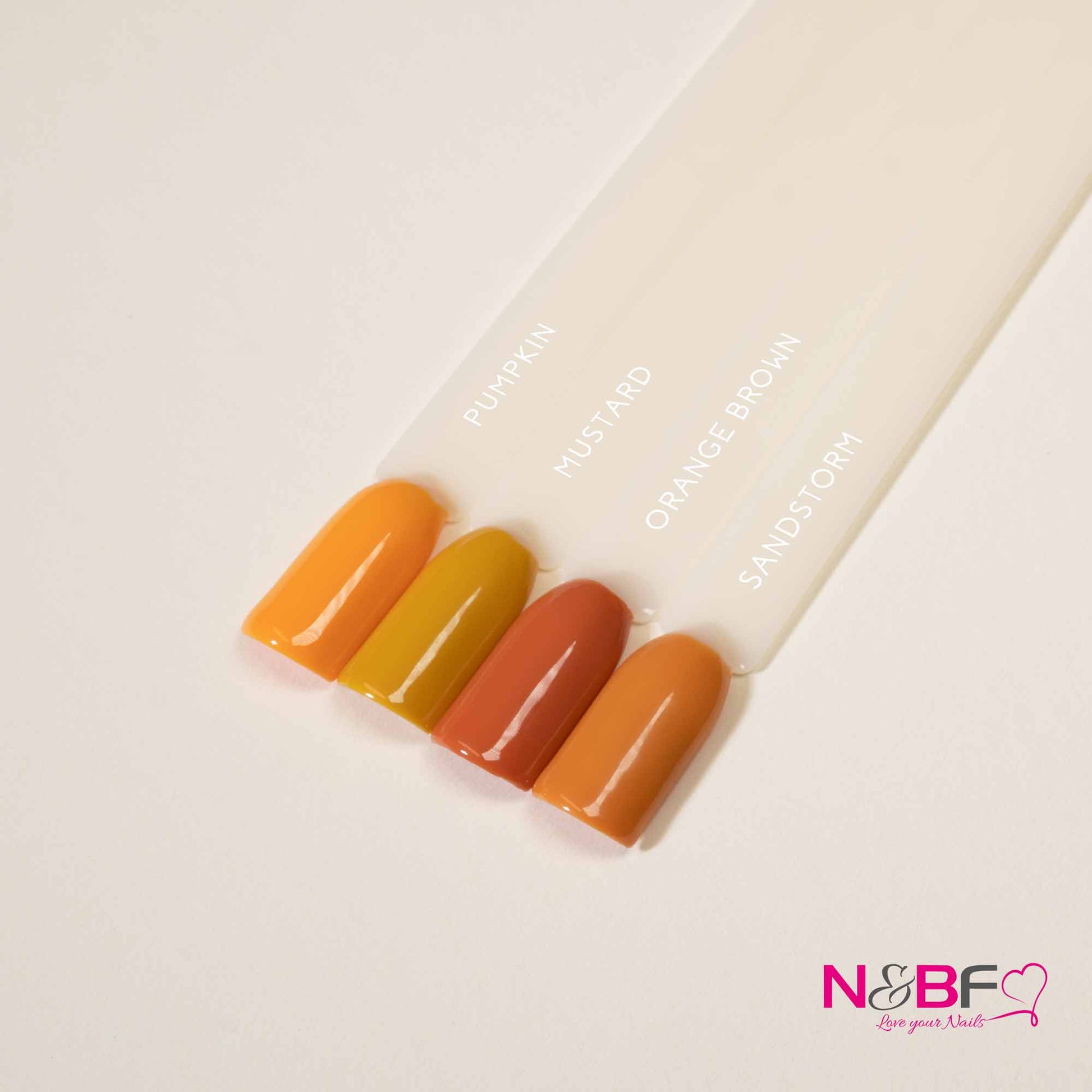 Nails and Beauty Factory Braun und Orange Toene Farbgel Preview