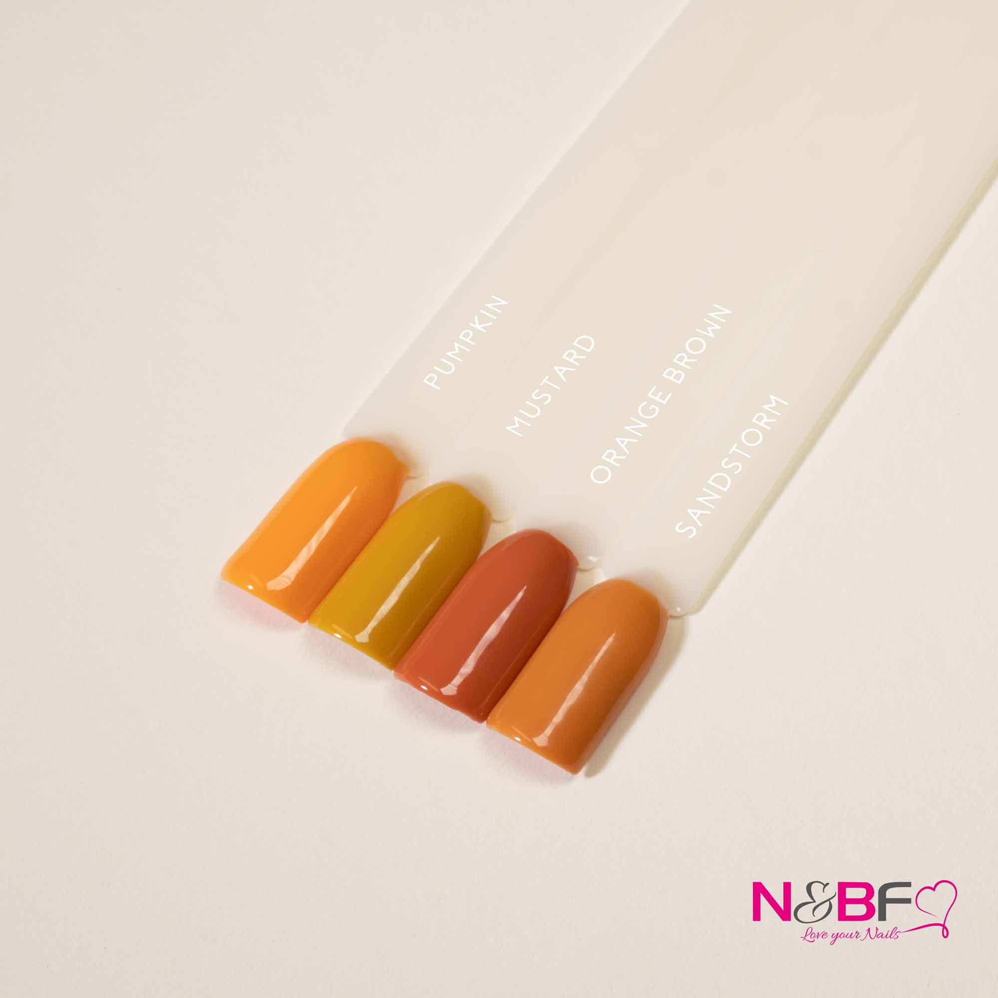 Nails and Beauty Factory Braun und Orange Toene Farbgel Preview