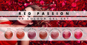 Nails and Beauty Factory Color Ge Farbgel Set Red Passion