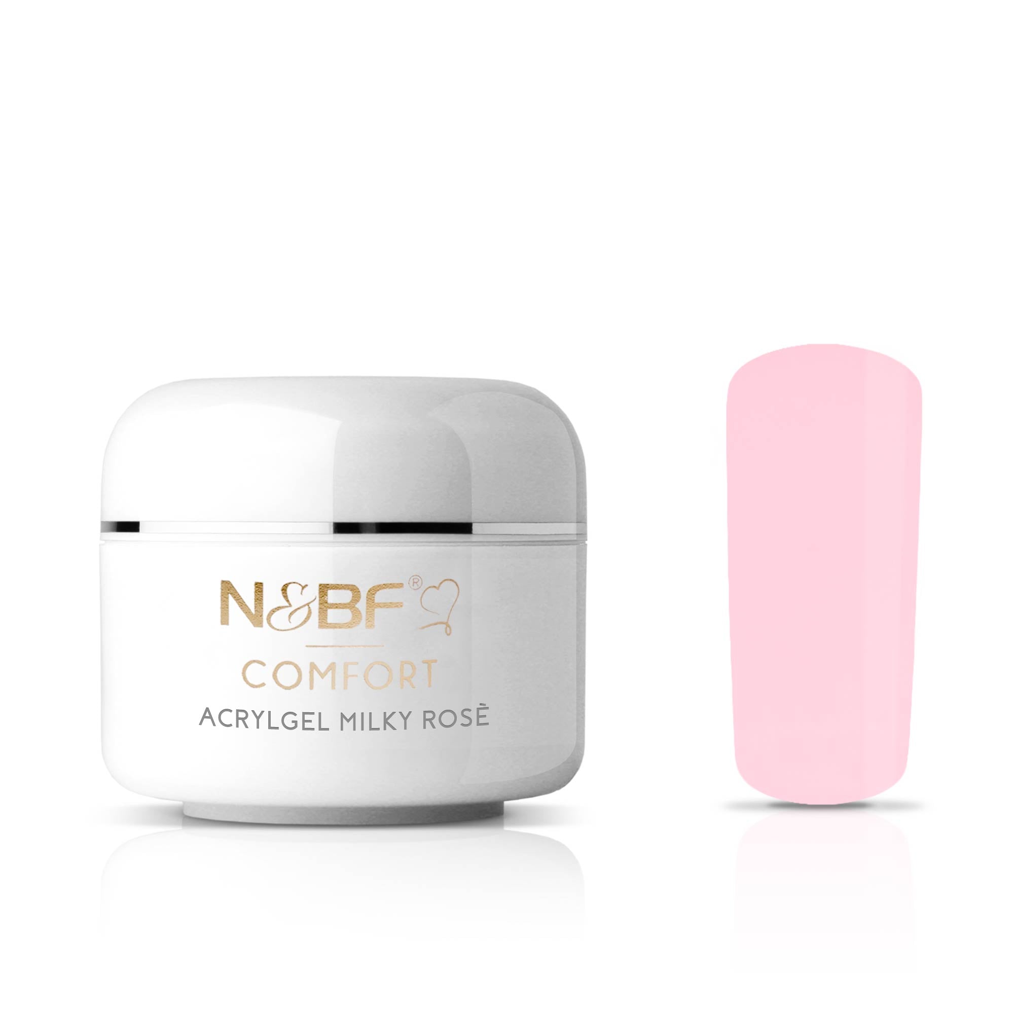 Nails and Beauty Factory Comfort Acrylgel Milky Rose 15 ml 22