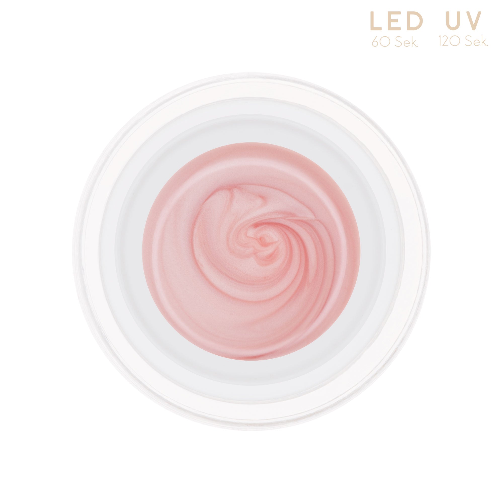 Nails and Beauty Factory Comfort Farbgel Brilliant Pearl Light Peach 5 ml Tiegel