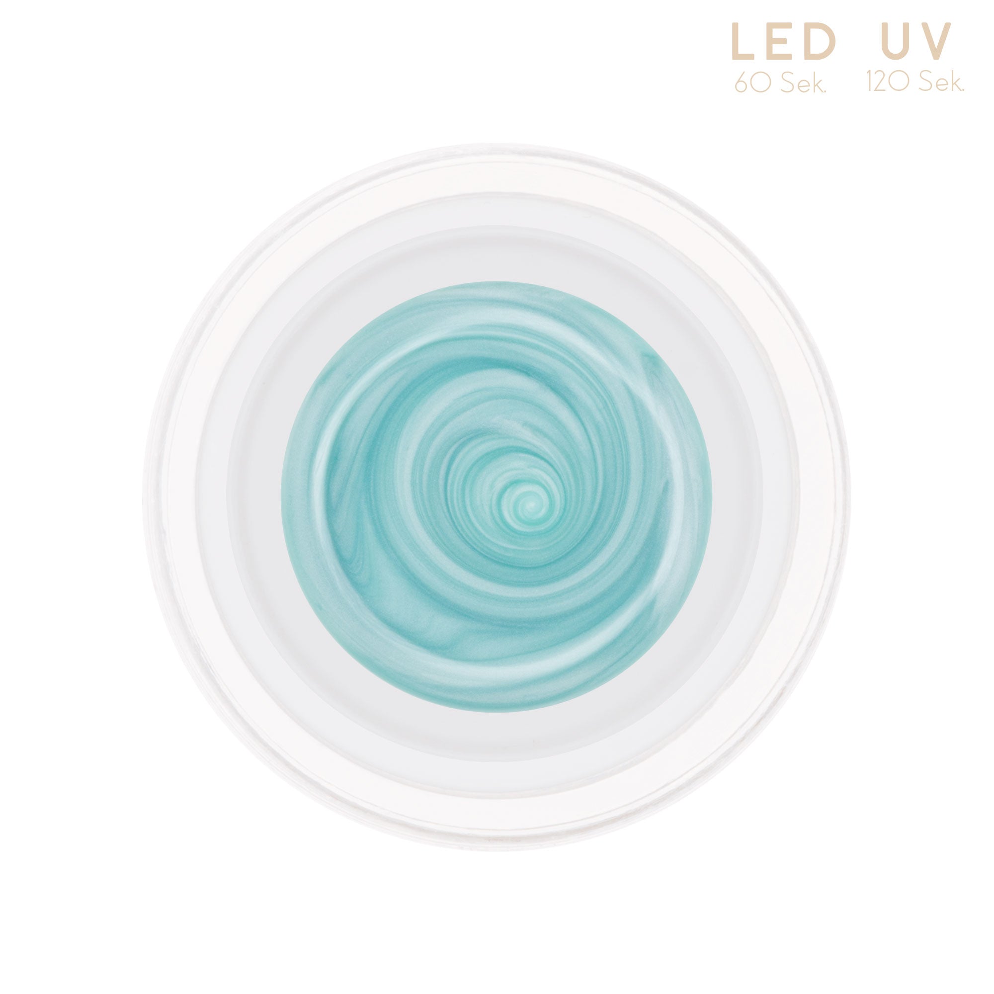 Nails and Beauty Factory Comfort Farbgel Brilliant Pearl Mint 5 ml Tiegel