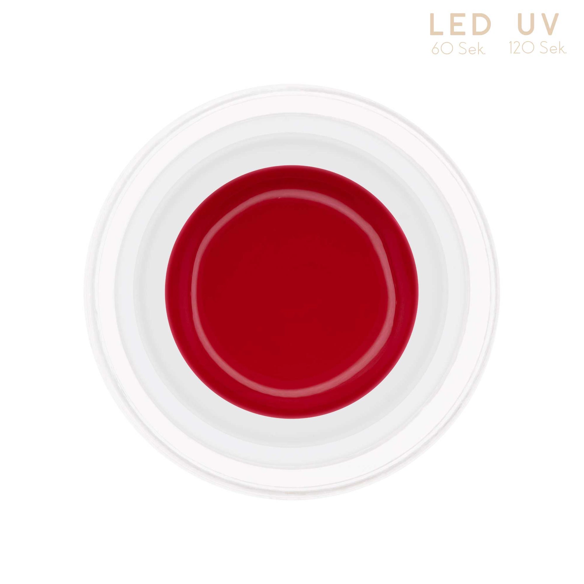 Nails and Beauty Factory Comfort Farbgel Classic Red 5 ml tiegel