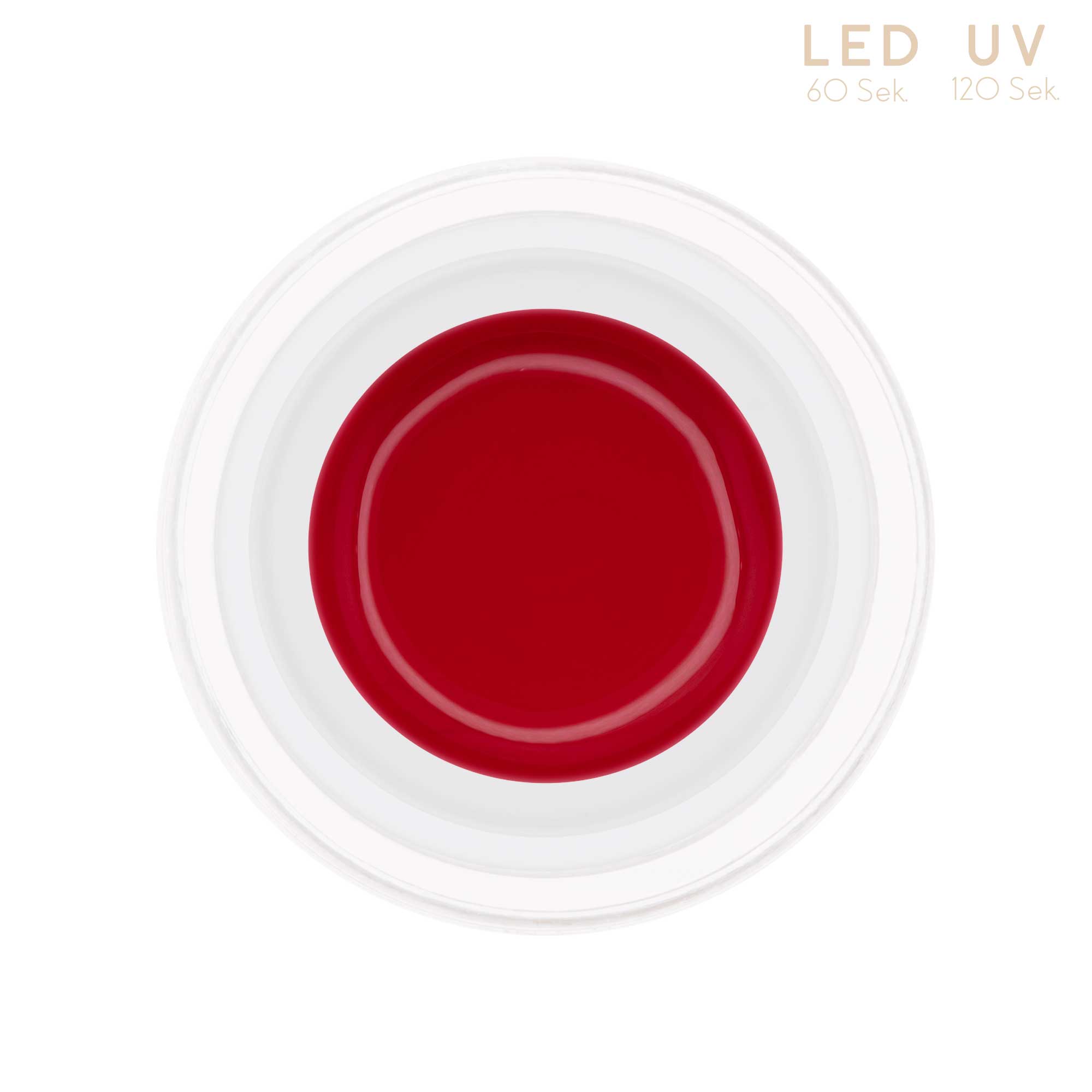 Nails and Beauty Factory Comfort Farbgel Classic Red 5 ml tiegel