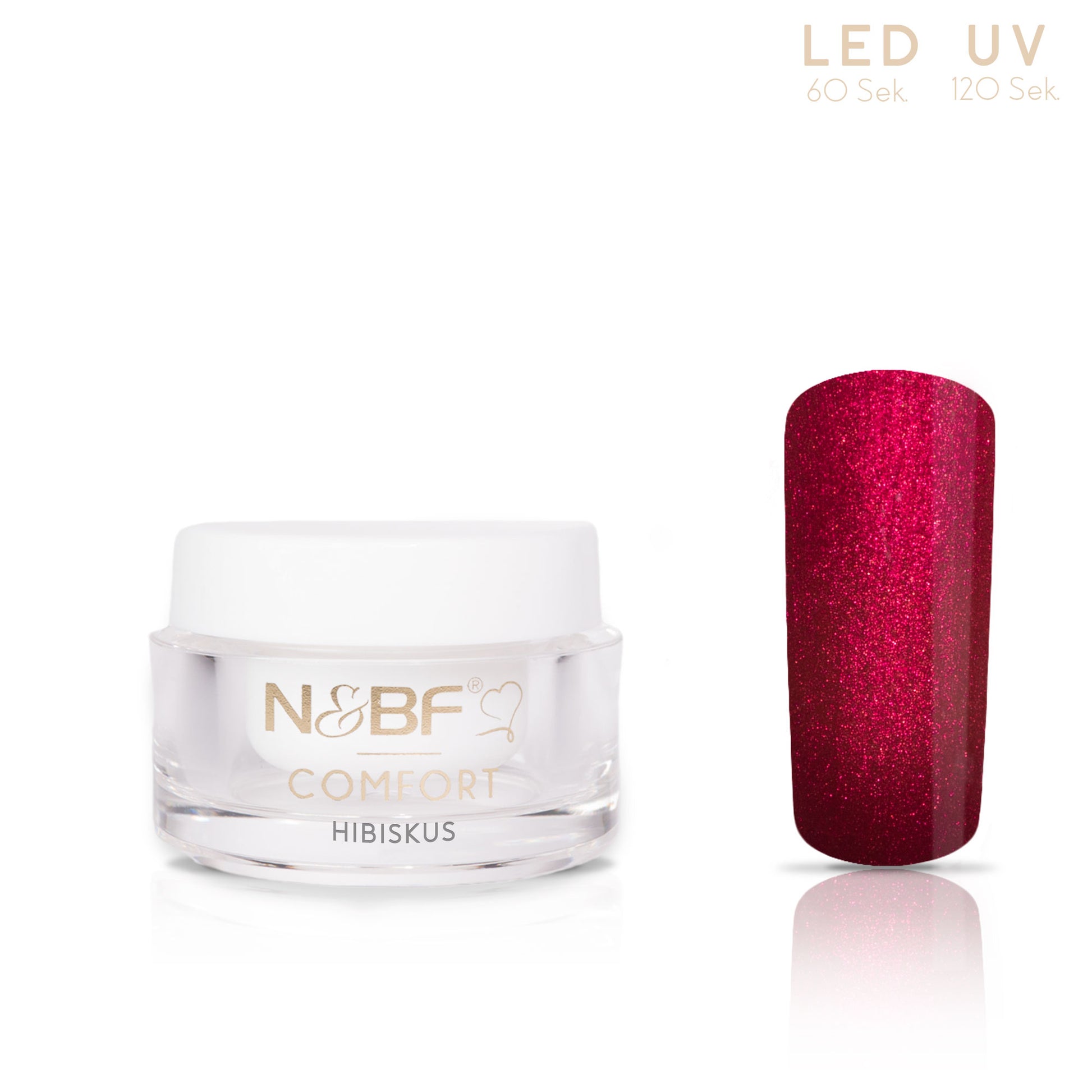 Nails and Beauty Factory Comfort Farbgel Color Gel Hibiskus 5 ml