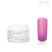 Nails and Beauty Factory Comfort Farbgel Color Gel Metallic Pink 5 ml