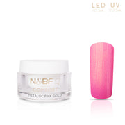 Nails and Beauty Factory Comfort Farbgel Color Gel Metallic Pink Gold 5 ml