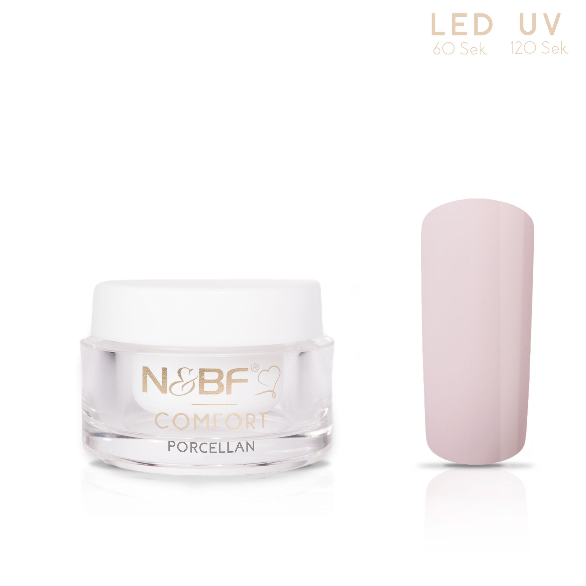 Nails and Beauty Factory Comfort Farbgel Color Gel Porcellan 5 ml