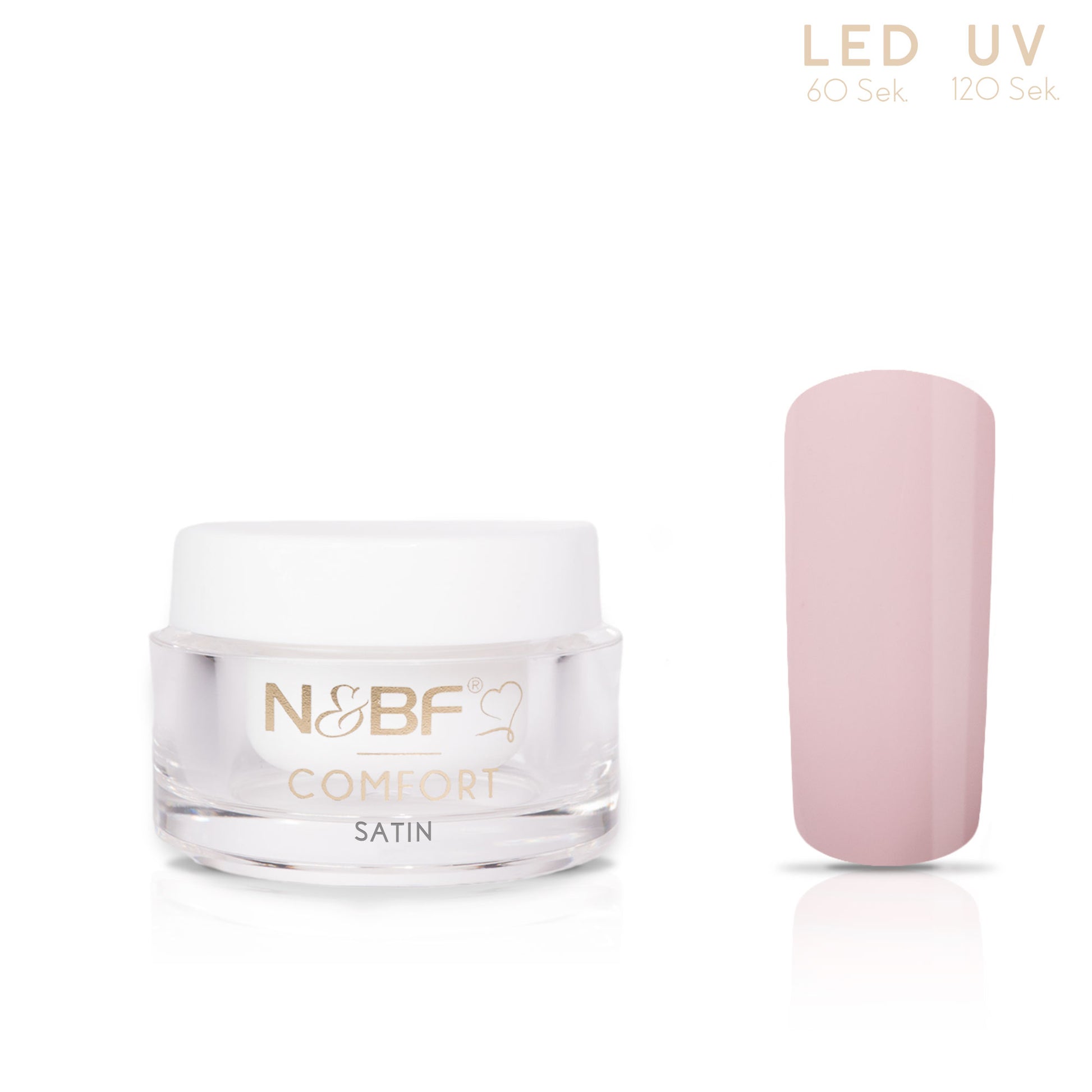 Nails and Beauty Factory Comfort Farbgel Color Gel Satin 5 ml