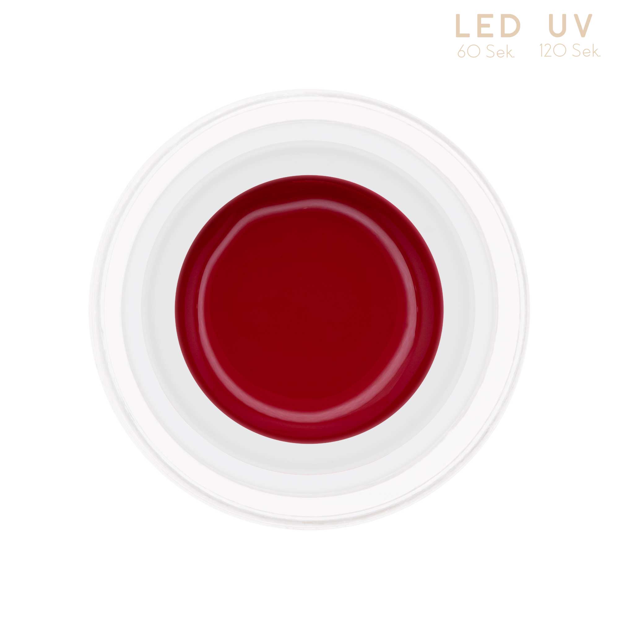 Nails and Beauty Factory Comfort Farbgel Deluxe Red 5 ml Tiegel