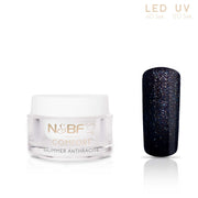 Nails and Beauty Factory Comfort Farbgel Glimmer Anthracite 5 ml