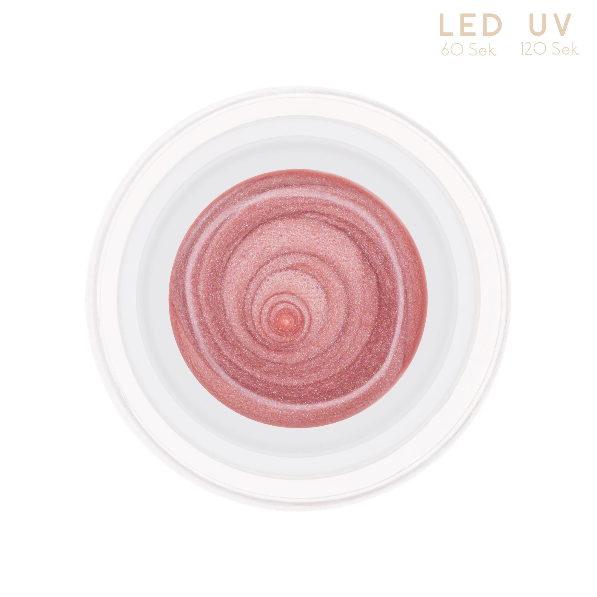 Nails and Beauty Factory Comfort Farbgel Glimmer Creme Shadow 5 ml Tiegel