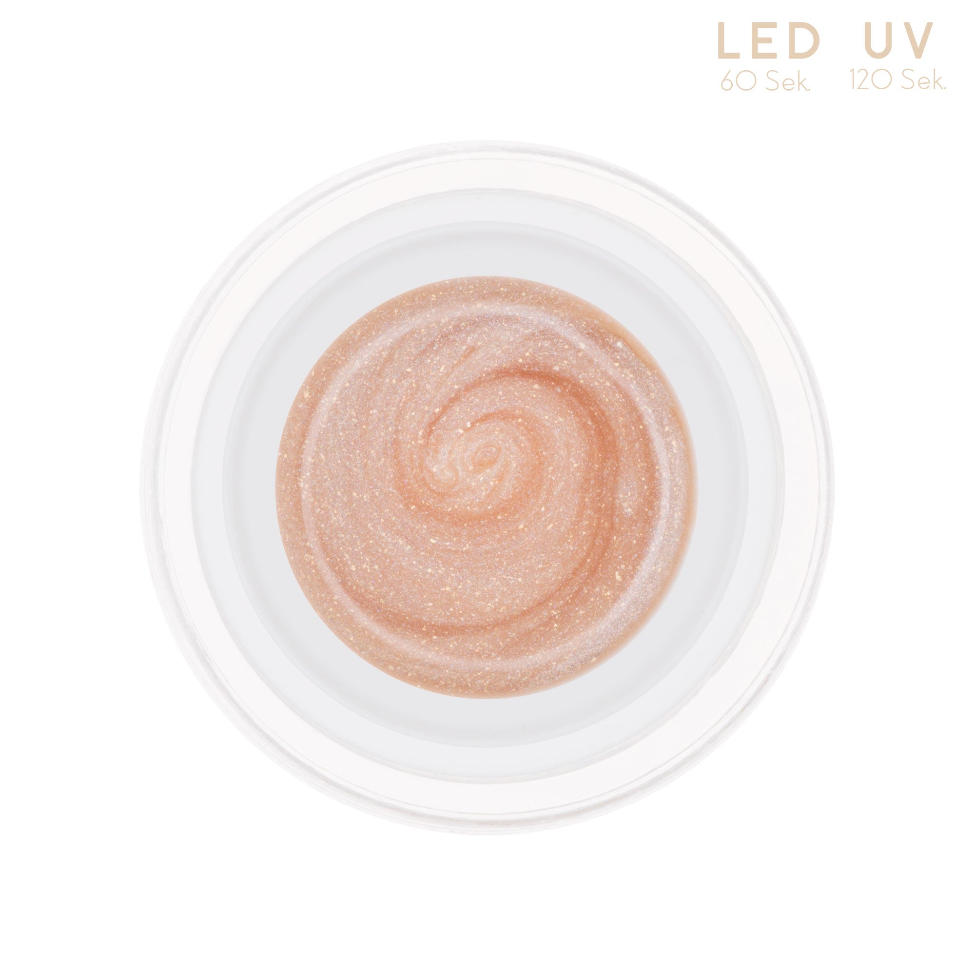 Nails and Beauty Factory Comfort Farbgel Glimmer Honey 5 ml Tiegel