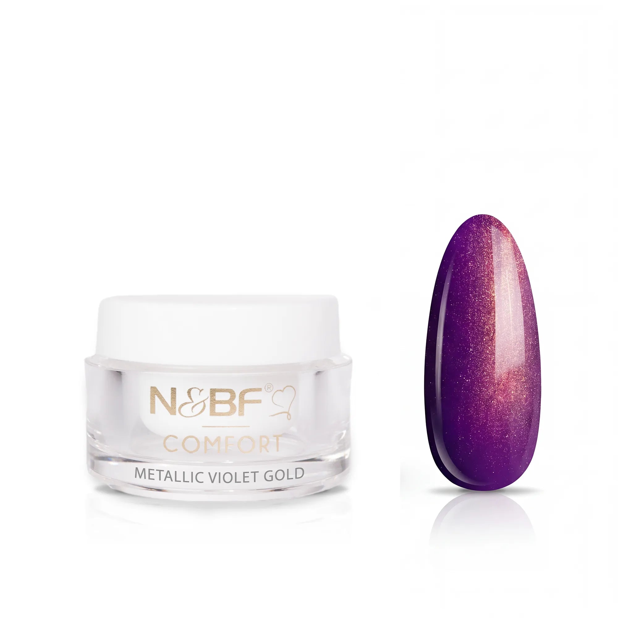 N&BF Comfort Metallic Farbgel Violet Gold 5ml