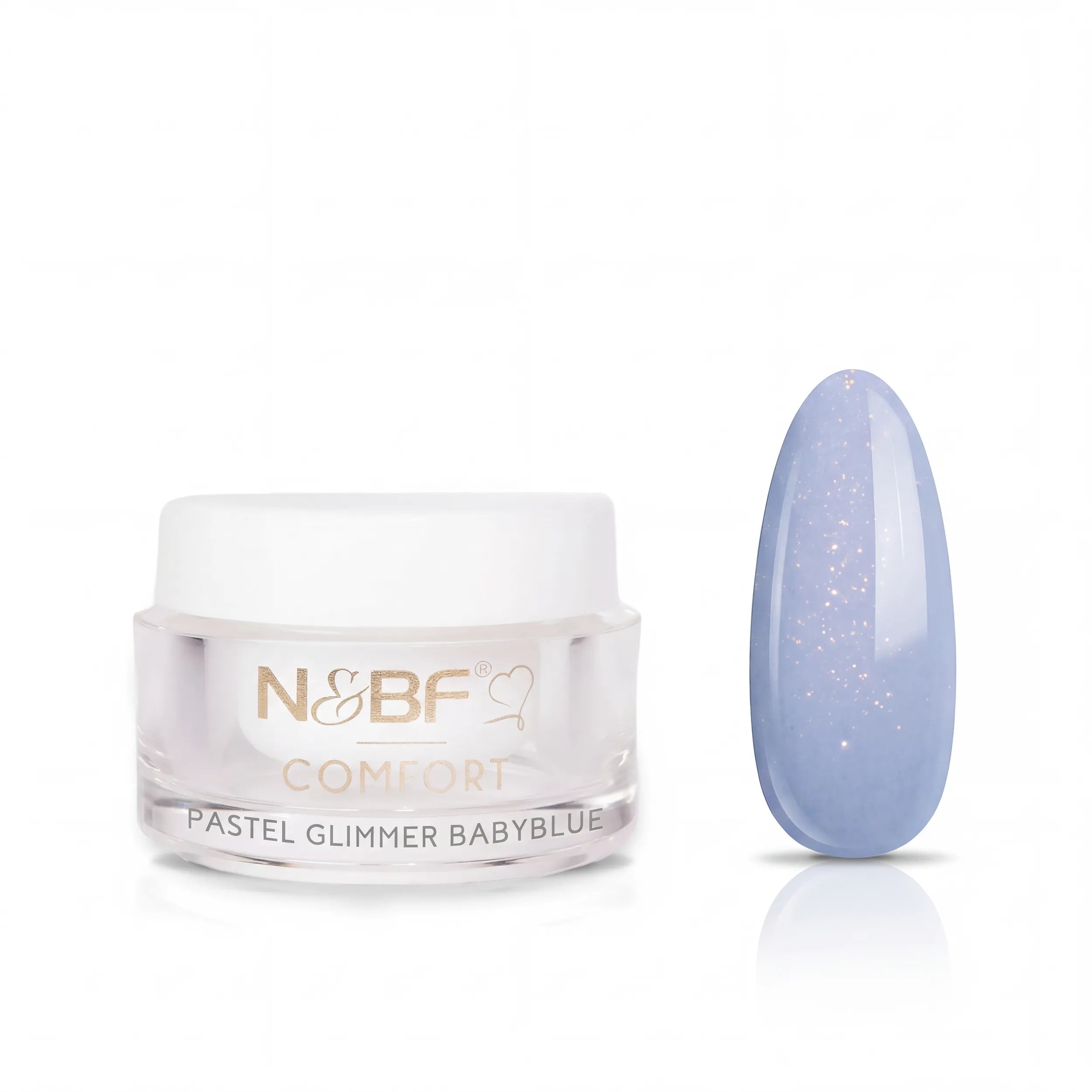 N&BF Comfort Pastel Glimmer Farbgel Babyblue 5ml
