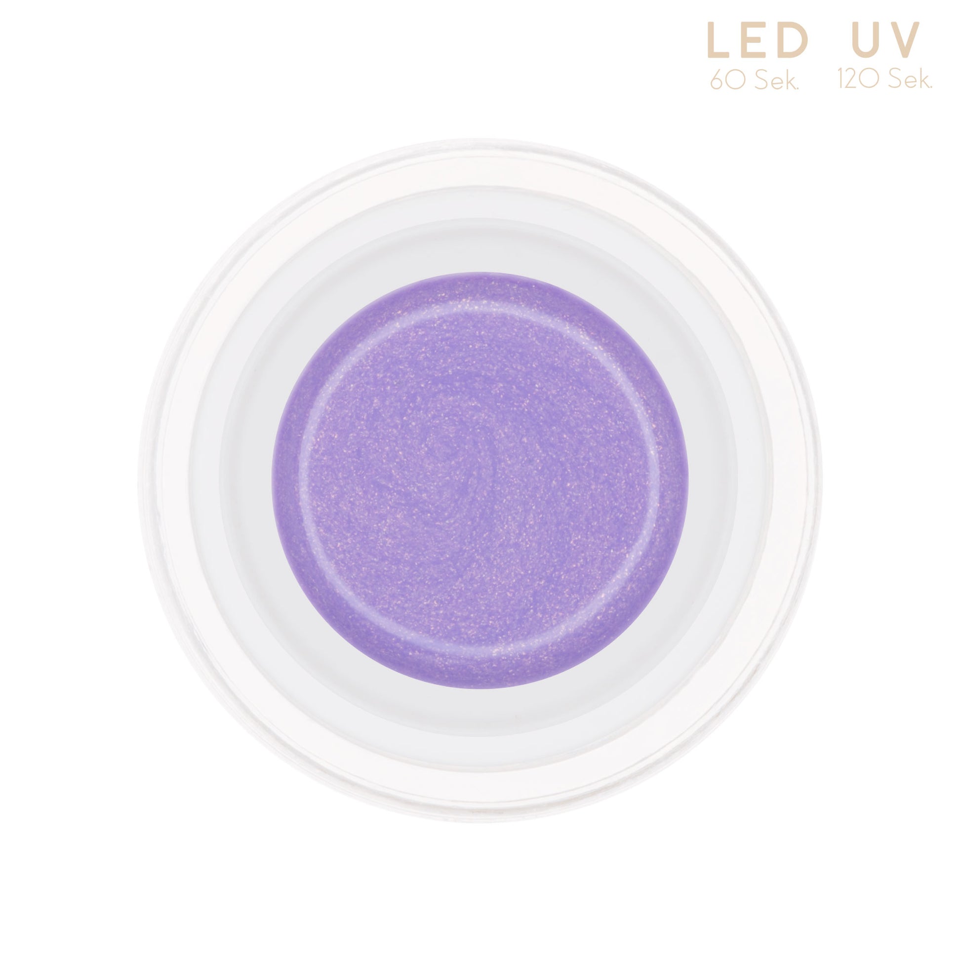 Nails and Beauty Factory Comfort Farbgel Pastel Glimmer Lilac 5 ml Tiegel