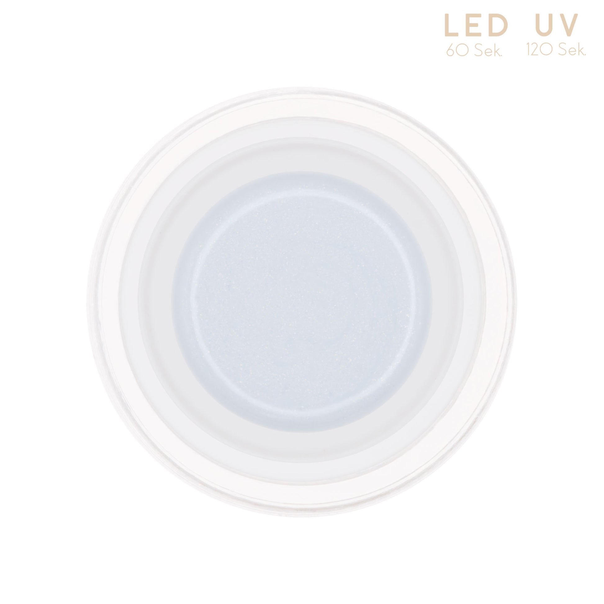 Nails and Beauty Factory Comfort Farbgel Pastel Glimmer White 5 ml Tiegel