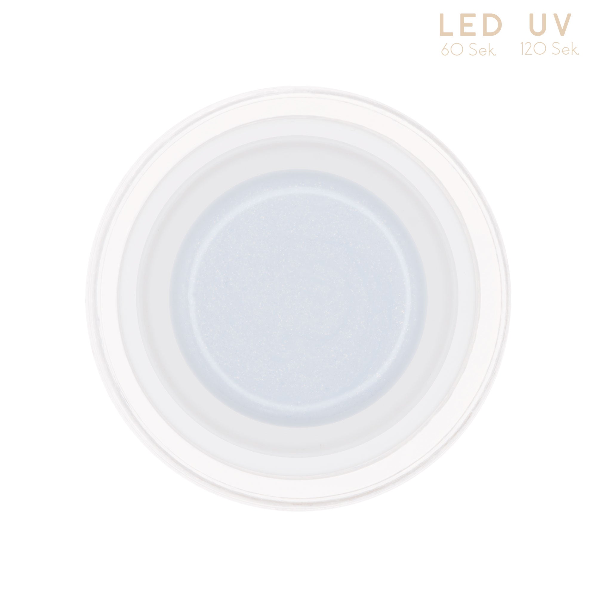 Nails and Beauty Factory Comfort Farbgel Pastel Glimmer White 5 ml Tiegel