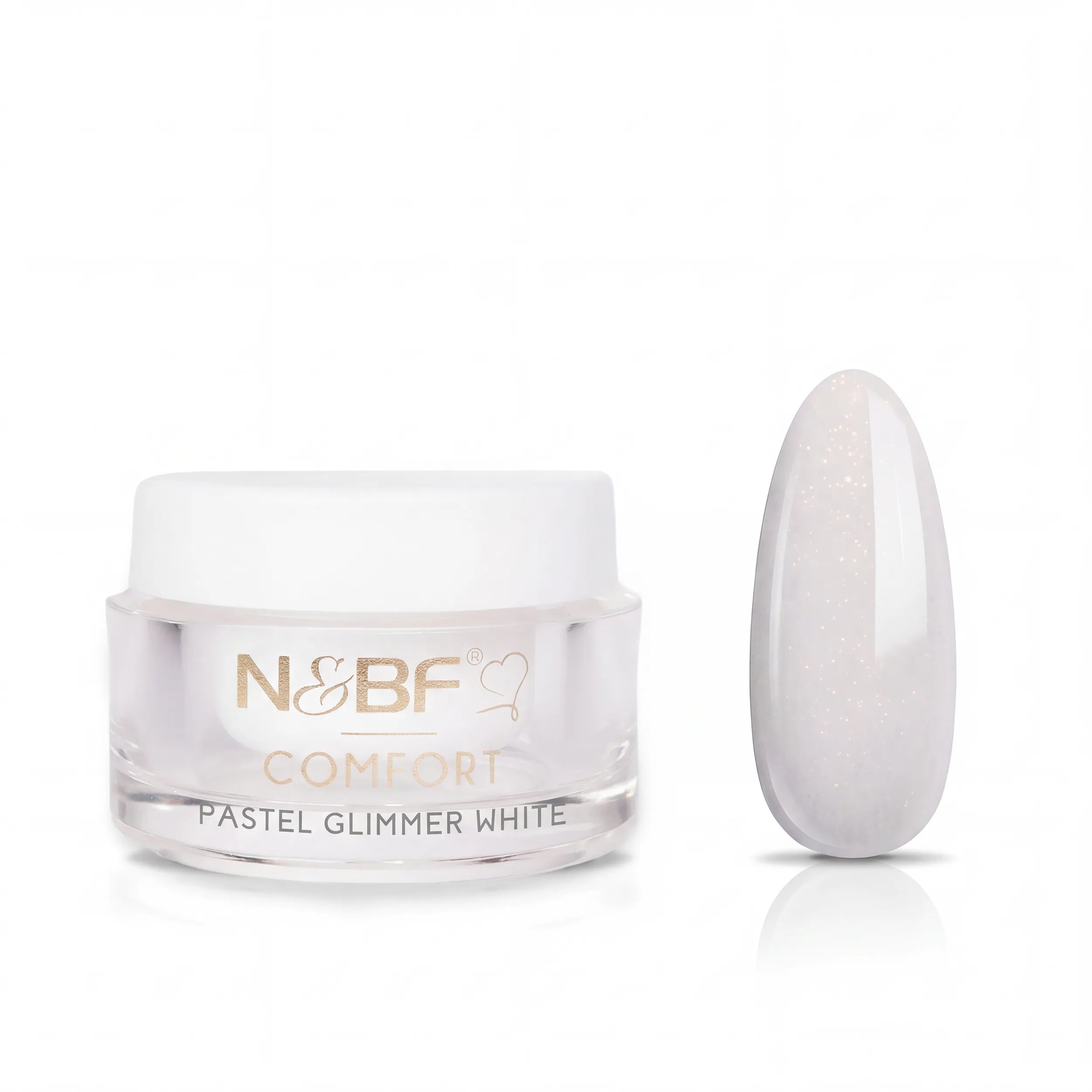N&BF Comfort Farbgel Pastel Glimmer White 5ml
