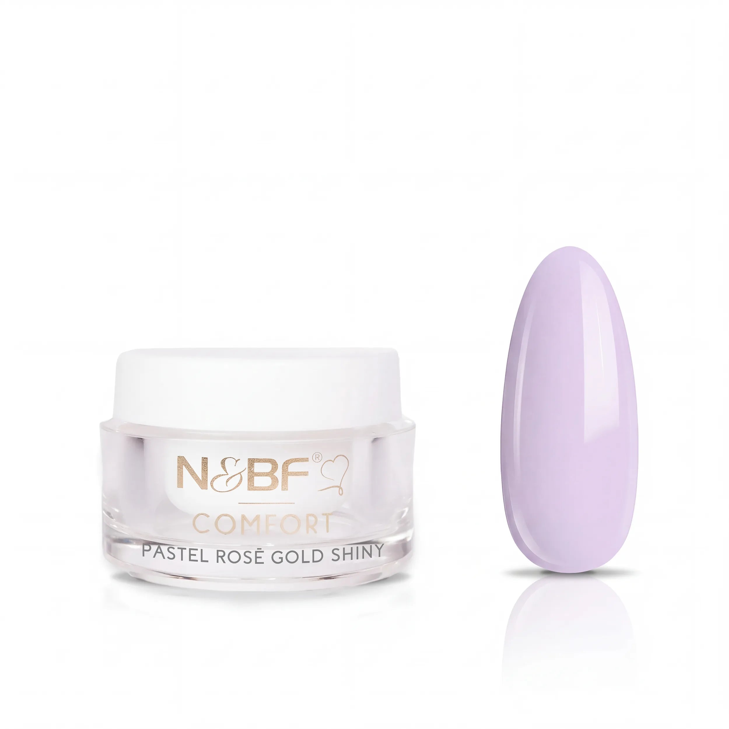 N&BF Comfort Farbgel Pastel Rose Gold Shiny 5ml