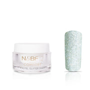 Nails and Beauty Factory Comfort Farbgel Pastell Glitter Mint 1