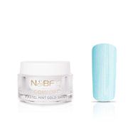 Nails and Beauty Factory Comfort Farbgel Pastell Mint Gold Shiny 1