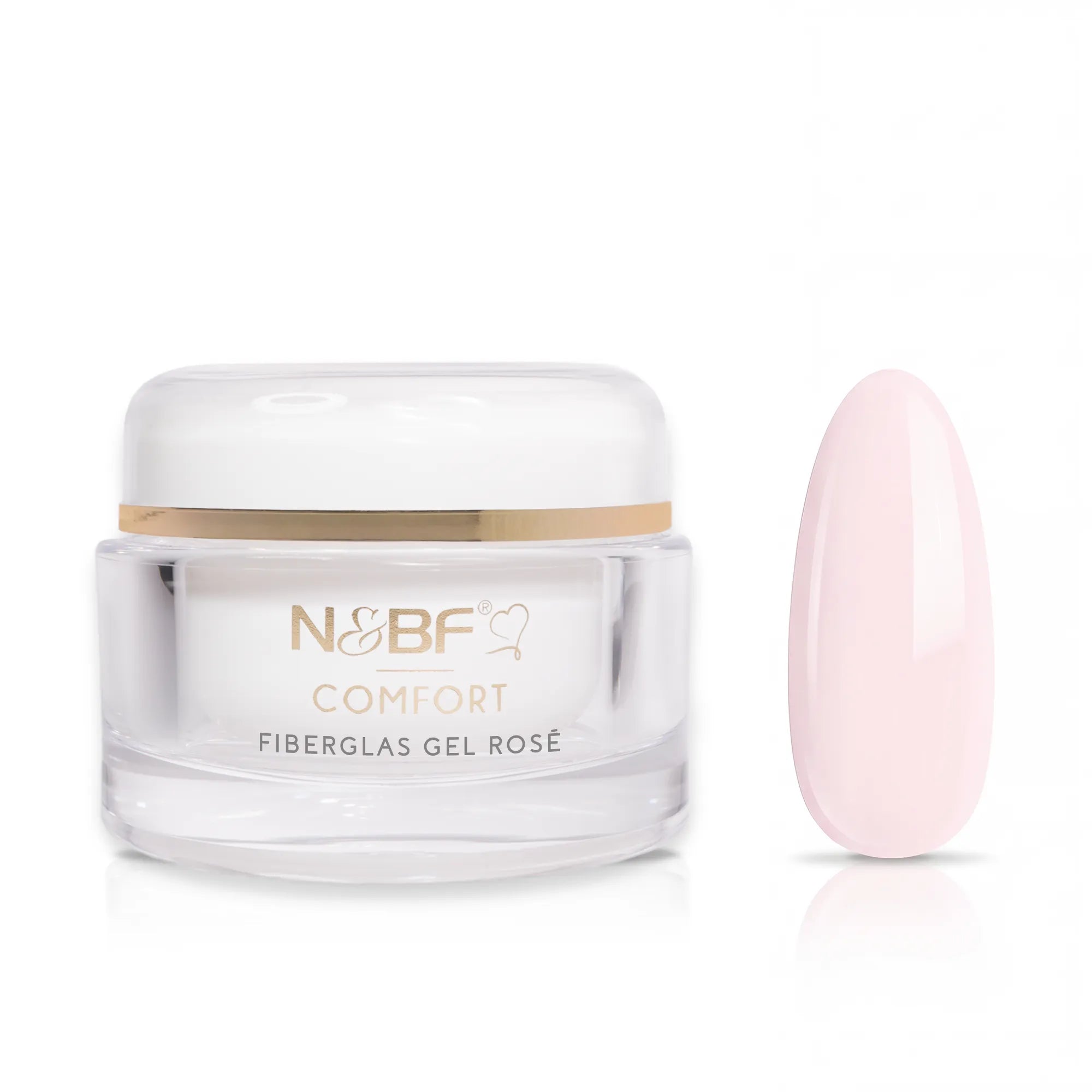 N&BF Comfort Fiberglas Gel Rosé 30ml