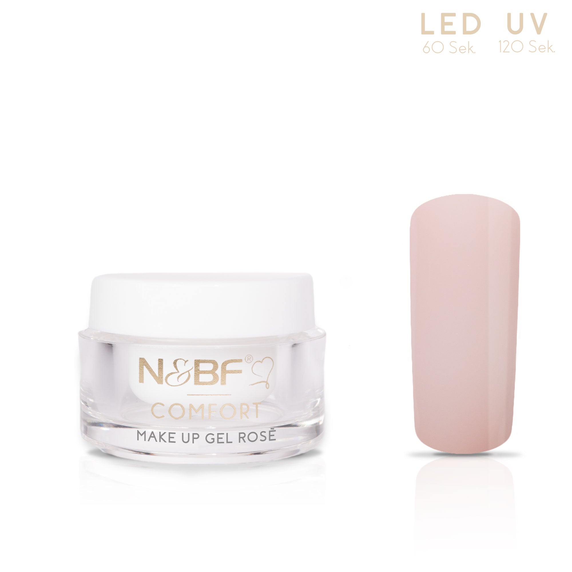 Nails and Beauty Factory Comfort Line Make Up Gel Rose 5 ml n