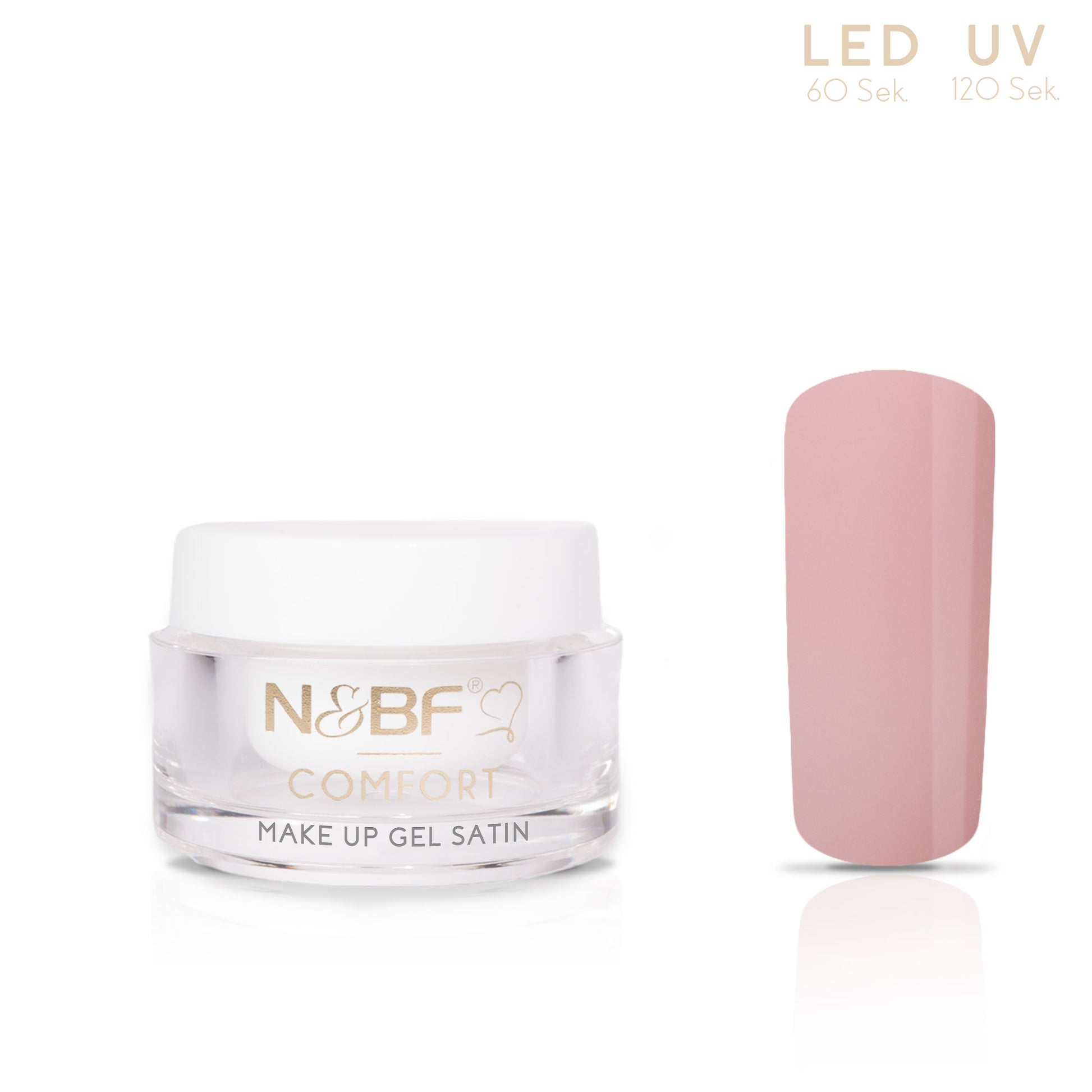 Nails and Beauty Factory Comfort Line Make Up Gel Satin 5ml