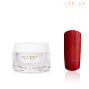 Nails and Beauty Factory Comfort Metallic Farbgel Fire Brick 5ml