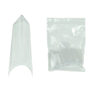 Nails and Beauty Factory Edge Nagel Tips Clear Nachfuellbeutel 500 Stueck