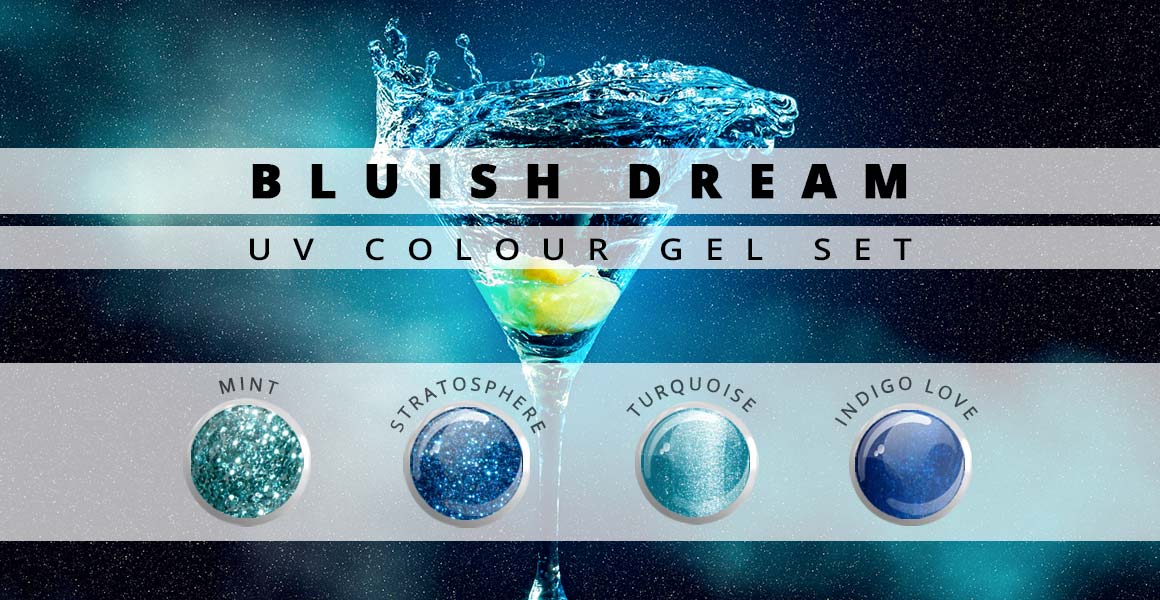 Nails and Beauty Factory Farbgel Color Gel Set Bluish Dream