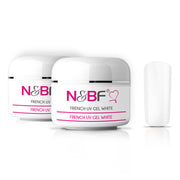 Nails and Beauty Factory French UV Gel White 2 x 30ml Set