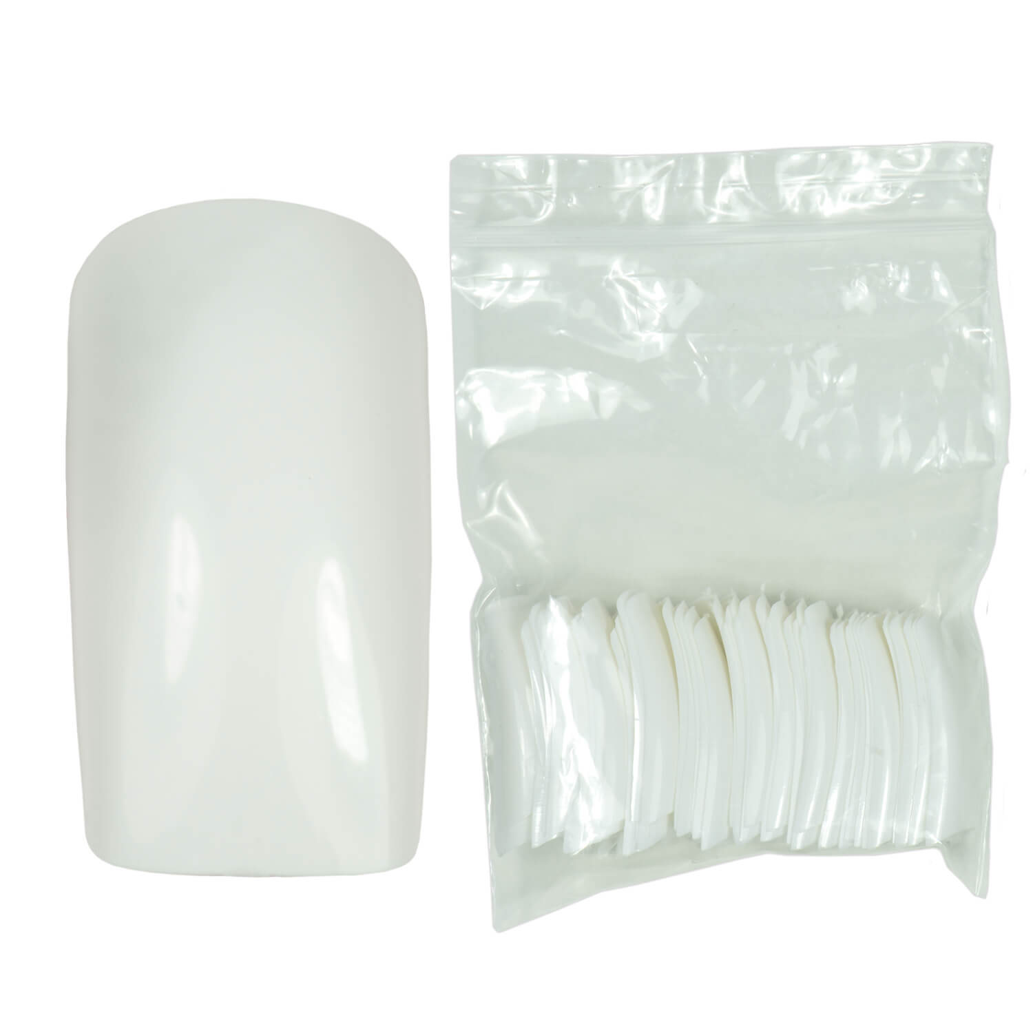 Nails and Beauty Factory Full Cover Nagel Tips Nachfuellbeutel 500 Stueck