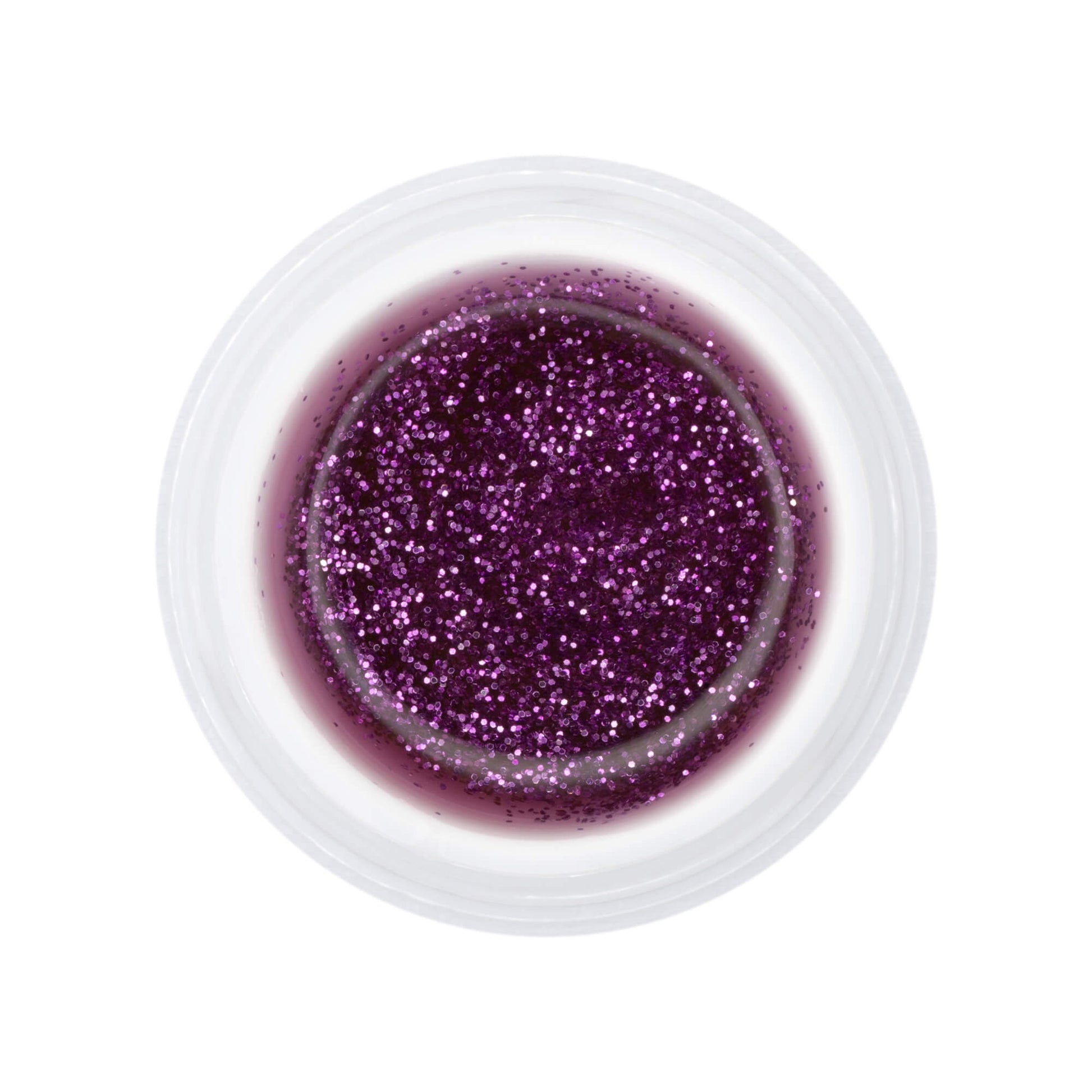 Nails and Beauty Factory Glitter UV Color Gel Purple Glam 5 ml Jar