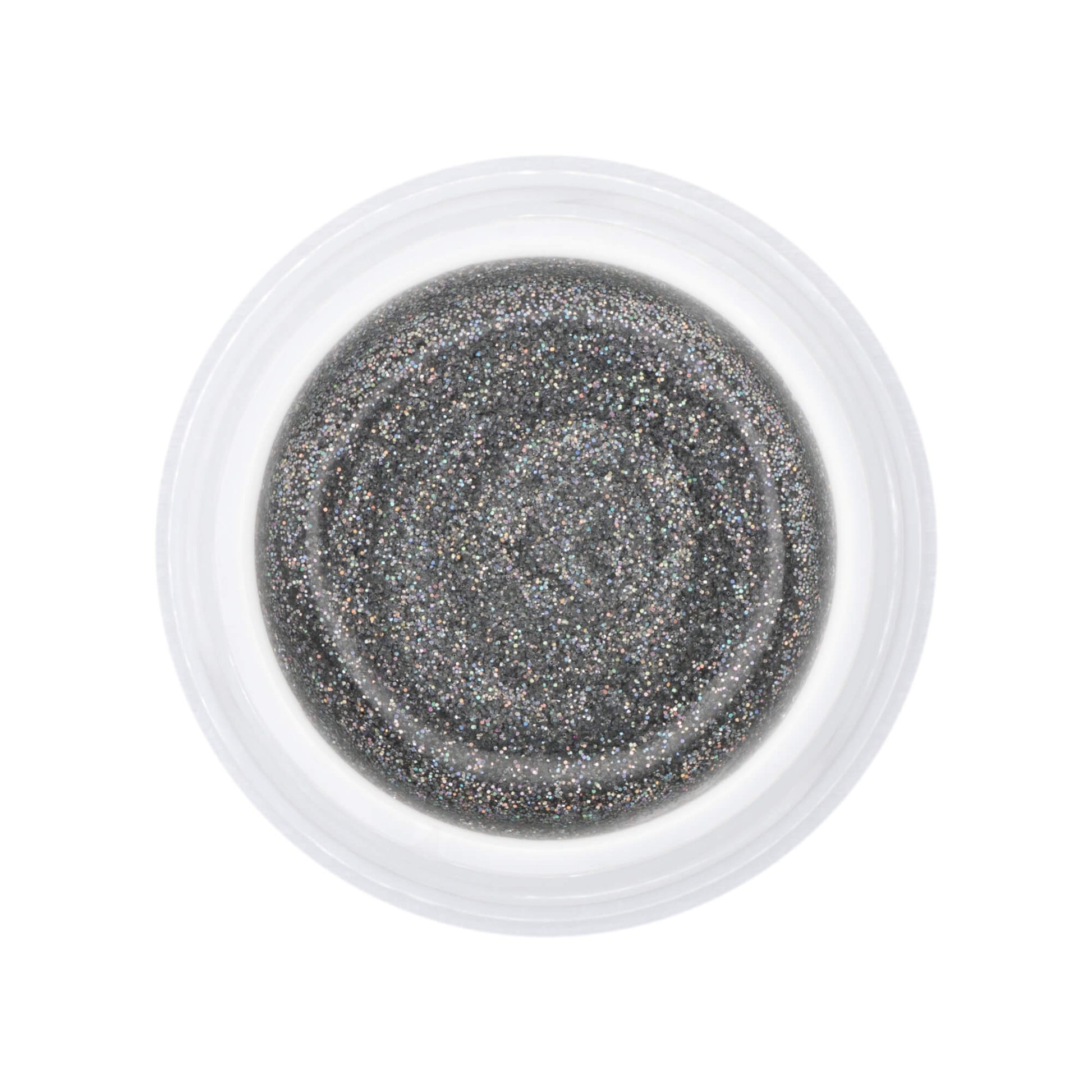 Nails and Beauty Factory Glitter UV Color Gel Silver MultiColor 5 ml Jar