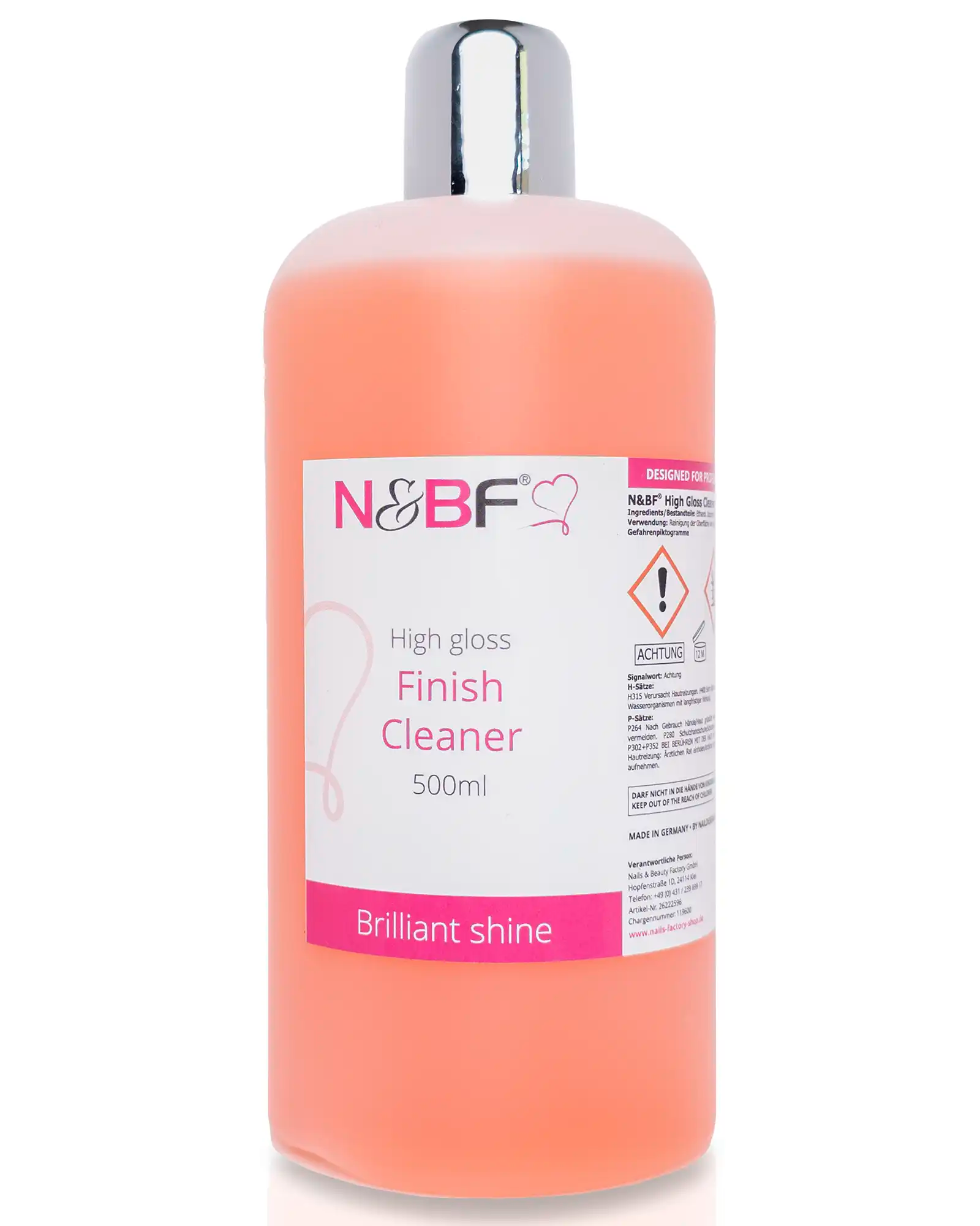 Nails and Beauty Factory High Gloss Finish Cleaner 500ml