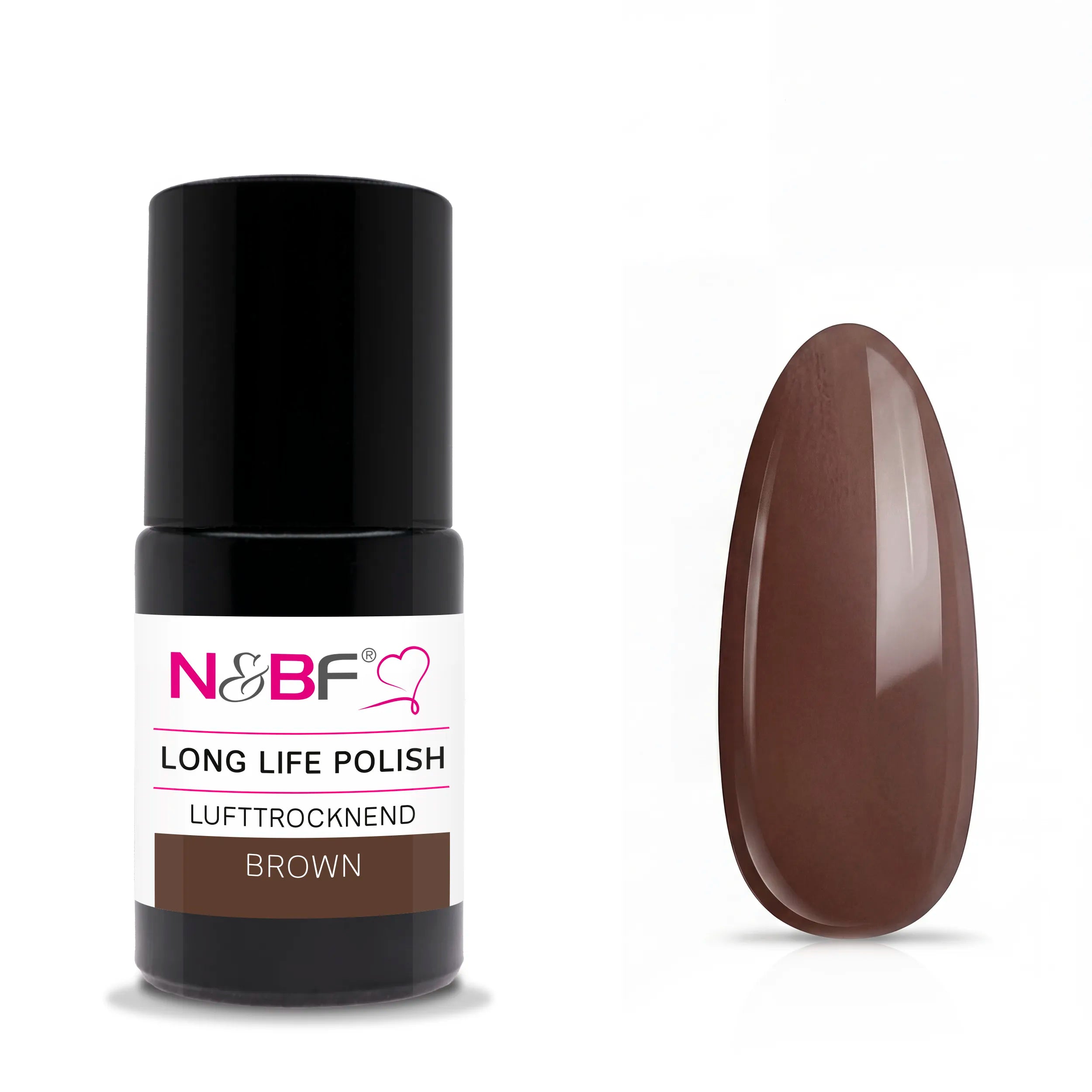 N&BF Long Life Polish Brown 15ml