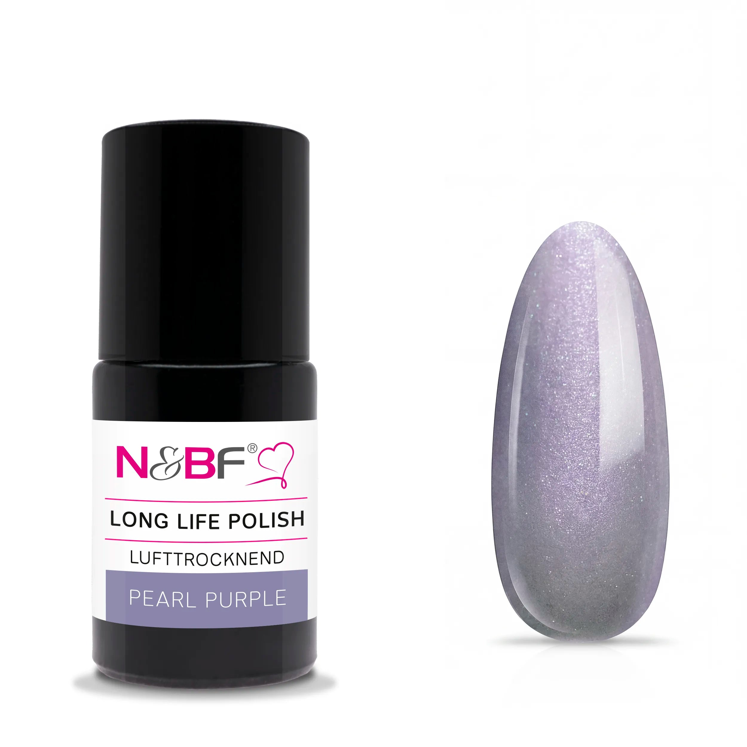 N&BF Long Life Polish Pearl Purple 15ml
