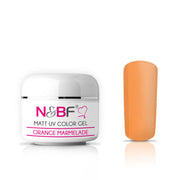 Nails and Beauty Factory Matt UV Color Gel Farbgel Orange Marmelade 5 ml