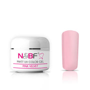 Nails and Beauty Factory Matt UV Color Gel Farbgel Pink Velvet 5 ml