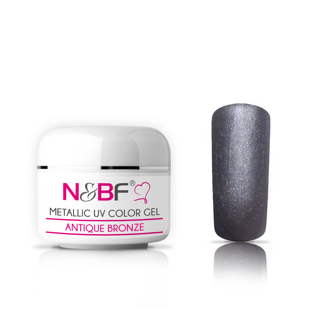 Nails and Beauty Factory Metallic UV Color Gel Antique Bronze 5 ml