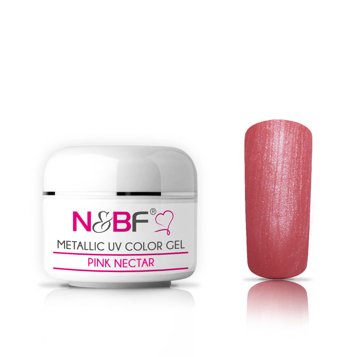Nails and Beauty Factory Metallic UV Color Gel Pink Nectar 5 ml